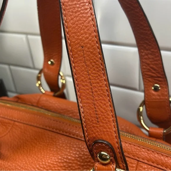 Michael Kors Fulton Shoulder Bag in Burnt Orange! Preowned!! - Picture 12 of 13